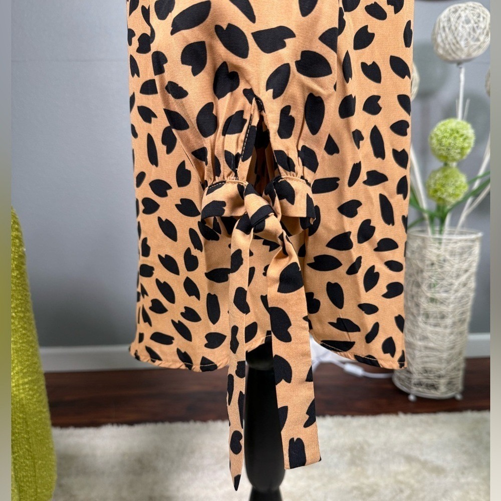 Missguided Animal Print Shirtdress Size 4 with tags - Picture 5 of 13